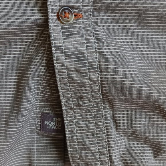 North Face Men's Button Down Shirt Short Sleeve Large - Picture 2 of 4